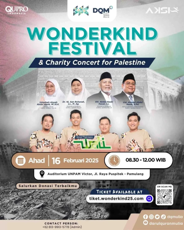 Donasi-Wonderkind Festival And Charity Concert For Palestine